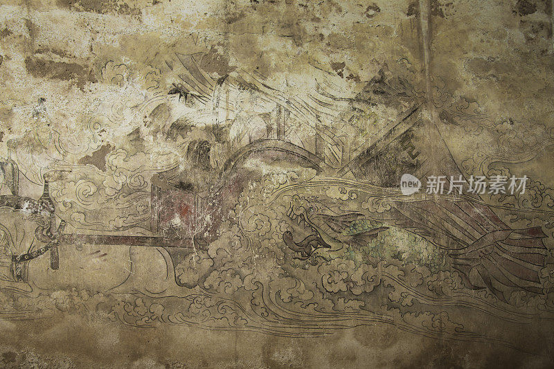 Tang Dynasty fresco